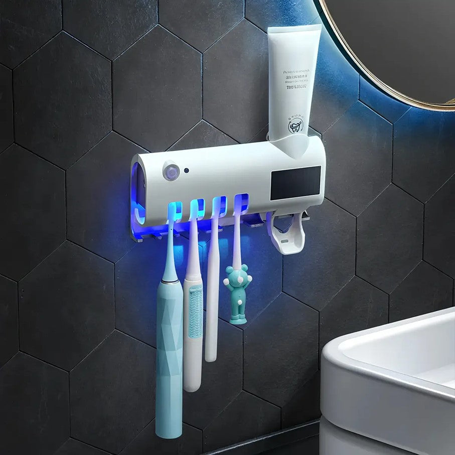 Soporte Cepillos Dispensador Crema Denta