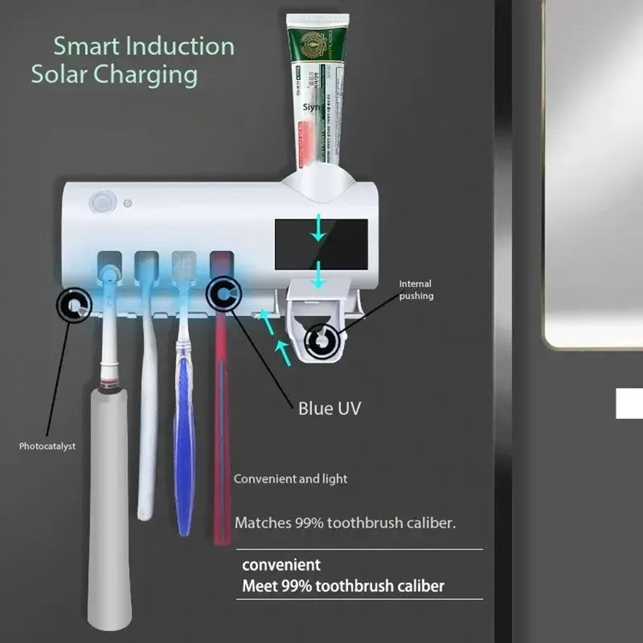 Soporte Cepillos Dispensador Crema Denta