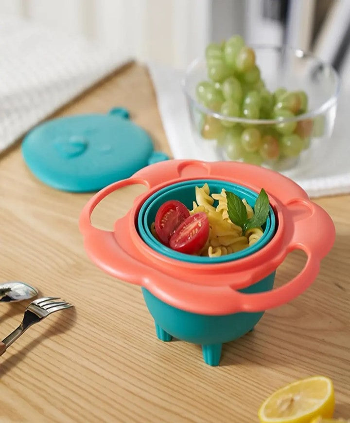 Plato para bebe giratorio anti derrame