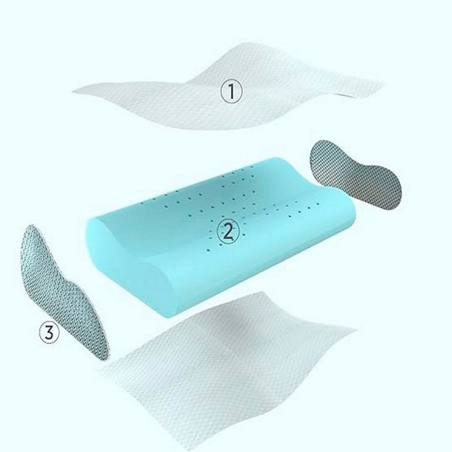 Almohada De Aloe Vera Ortopédica Cool Pi