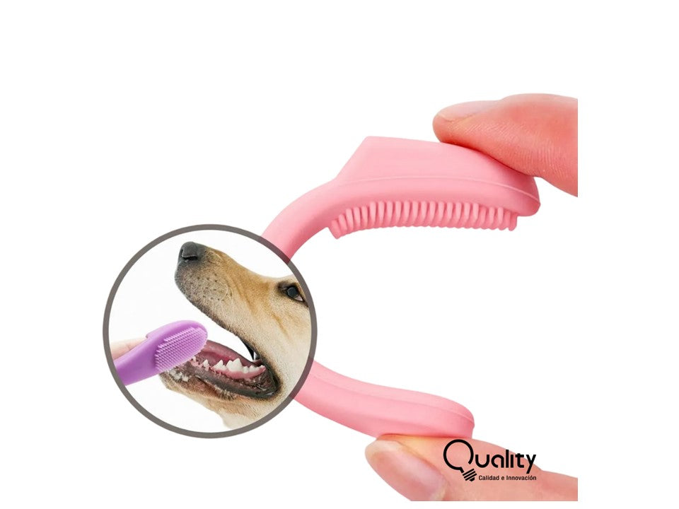 CEPILLO DEDAL DIENTES PARA PERRO