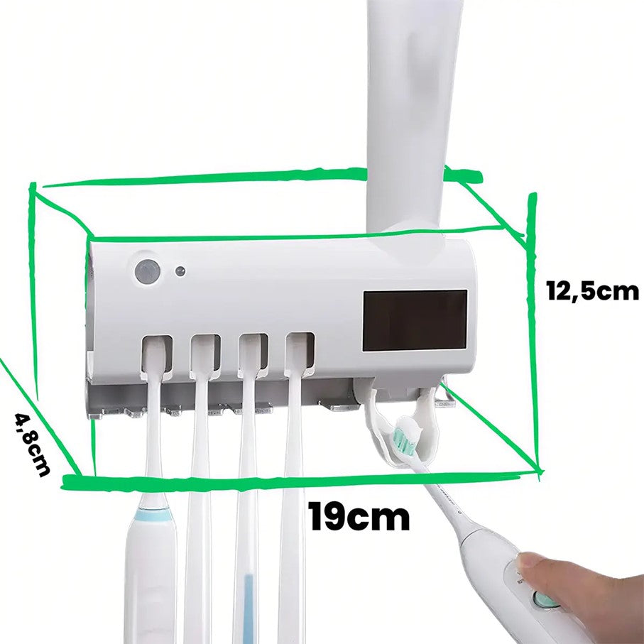 Soporte Cepillos Dispensador Crema Denta