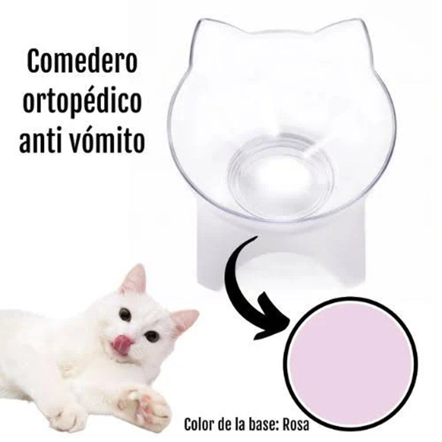 Comedero Ortopedico Anti Reflujo Gato
