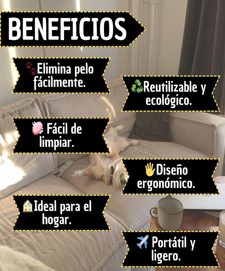 Guante Removedor Quita Pelos Mascota