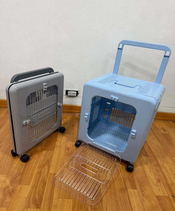 Guacal Maleta para Mascotas con Ruedas