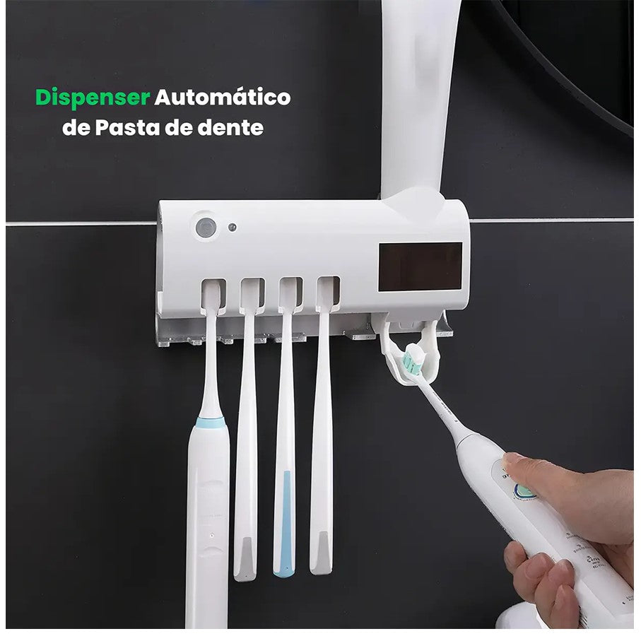 Soporte Cepillos Dispensador Crema Denta